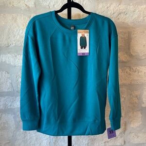 Mondetta Vibrant Teal Crew Neck Sweater